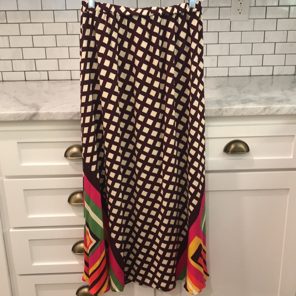Anthropologie Franziska Silky Maxi Skirt New With Tags Size Small - Picture 8 of 9
